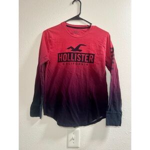 Hollister Red and black Shirt with Logo